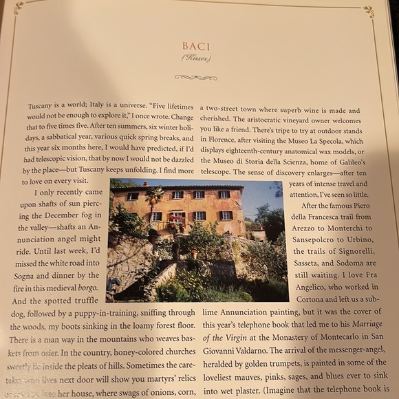 Frances Mayes “InTuscany” A Table, Picture, Travel, Story, Recipe Book. The Best - Picture 8 of 16